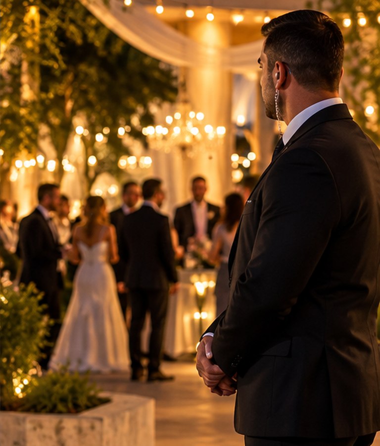 Wedding and reception security